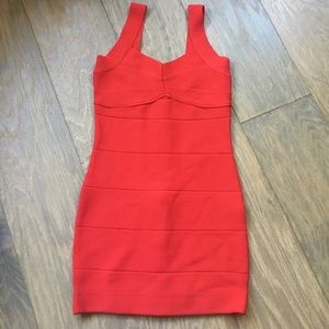 Red bandage dress